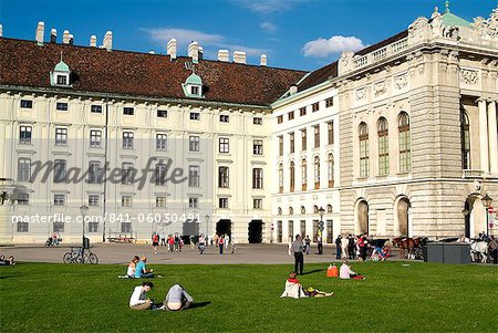 Heldenplatz and Hofburg, UNESCO World Heritage Site, Vienna, Austria, Europe