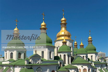 St. Sophia Cathedral Complex, UNESCO World Heritage Site, Kiev, Ukraine, Europe