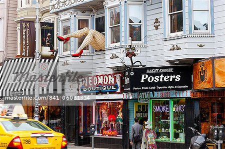 Haight Ashbury district, San Francisco, Californie, États-Unis d'Amérique, l'Amérique du Nord Haight Ashbury district, San Francisco, Californie, États-Unis d'Amérique, l'Amérique du Nord