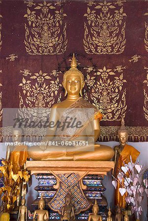 Buddha-Statuen, Wat Si Moung Khoung, Luang Prabang, Laos, Indochina, Südostasien, Asien