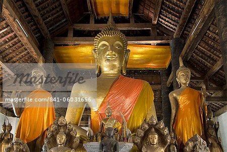 Buddha-Statuen, Wat Visoun, Luang Prabang, Laos, Indochina, Südostasien, Asien