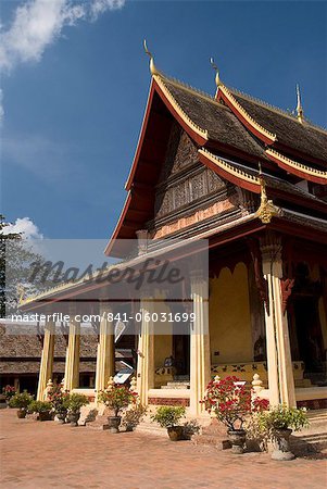 Wat Si Saket, Vientiane, Laos, Indochine, Asie du sud-est, Asie