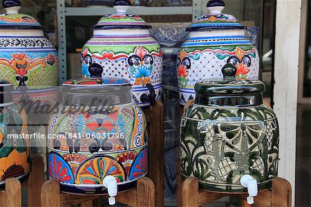 Talavera poterie, Puebla, centre historique, état de Puebla, au Mexique, en Amérique du Nord