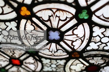 Kloster der Glasmalerei in der Kathedrale von Notre-Dame de Paris, Paris, Frankreich, Europa