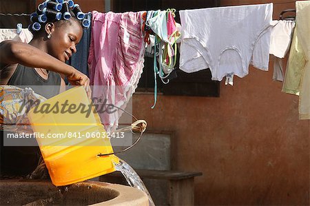 Wasser auch in Afrika, Lome, Togo, Westafrika, Afrika