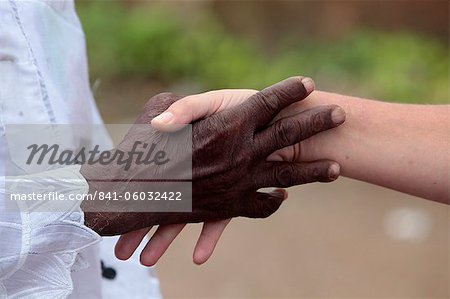 Poignée de main, Lomé, Togo, Afrique de l'Ouest, Afrique