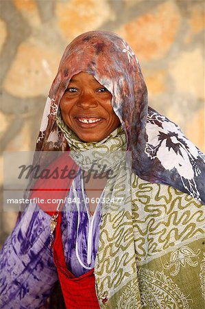 Femme berbère Toujane village, Tunisie, Afrique du Nord, Afrique