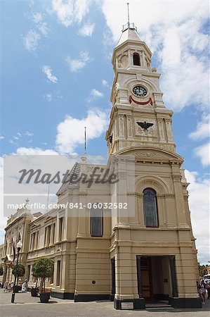 Fremantle Town Hall, a Victorian style building, built 1887, in Fremantle, Western Australia, Australia, Pacific