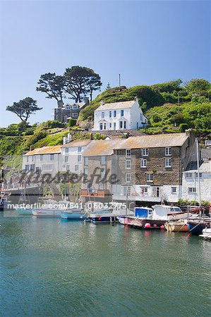 Le port de Polperro dans Cornwall, Angleterre, Royaume-Uni, Europe