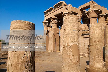 Tempel des Sobek und Haroeris, Kom Ombo, Ägypten, Nordafrika, Afrika