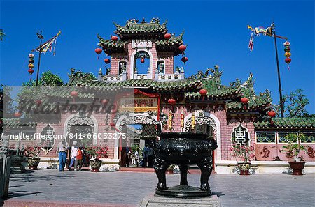 Passerelle de Fukien chinois salle de l'Assemblée, Hoi An, patrimoine mondial de l'UNESCO, côte centrale du Sud, Vietnam, Indochine, l'Asie du sud-est, Asie