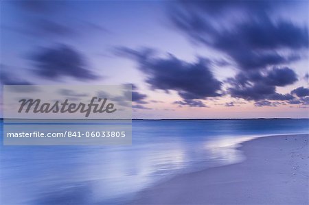 Dusk on the beach at Kizingo, Lamu Island, Kenya, East Africa, Africa