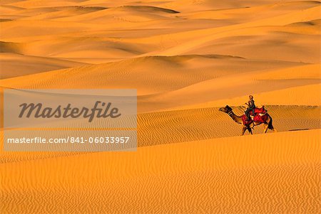 Sam Sand Dunes, Rajasthan, India, Asia