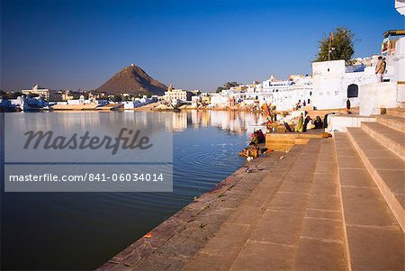 Pushkar Lake, Rajasthan, India, Asia