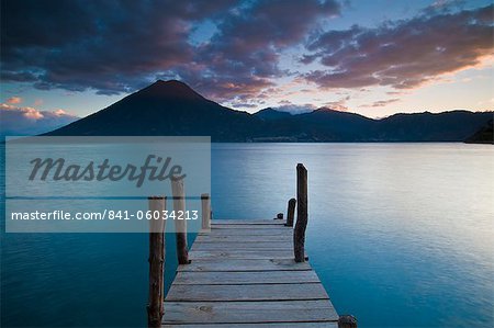 Lac Atitlan, Western Highlands, le Guatemala, l'Amérique centrale