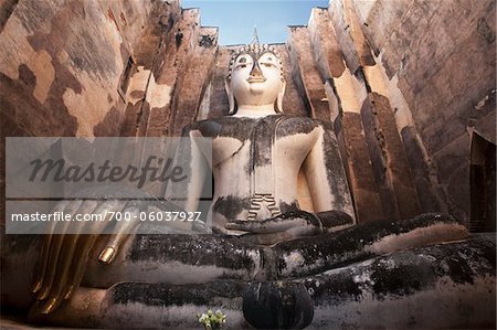 Buddha in Wat Si Chum, Sukhothai Kingdom, Sukhothai, Thailand