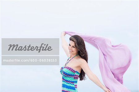 Woman at Beach, Florida, USA