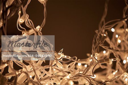 Fairy lights, close up