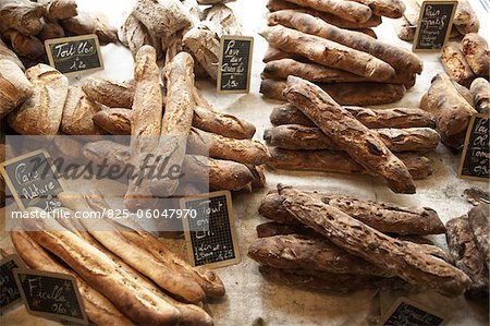 Selection of breads