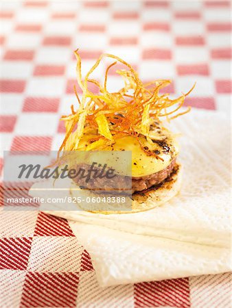 Mini Emmentaler Käse hamburger