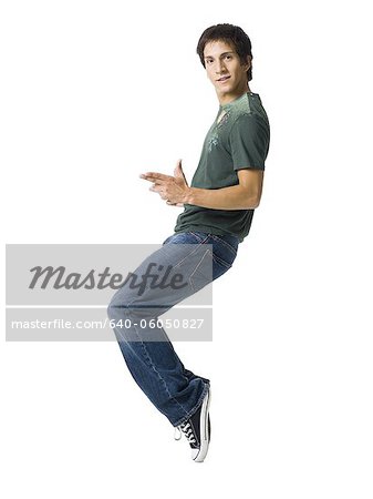 young man dancing