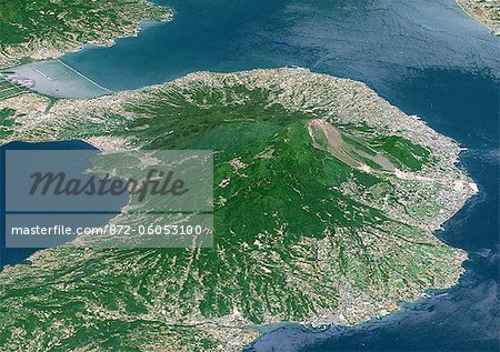 Unzen Volcano In 3D, Japan, True Colour Satellite Image. Unzen, Japan, true colour satellite image. 3D satellite view of Unzen volcano, located on the Island of Kyushu, East of Nagasaki. Image taken on 15 May 1993 using LANDSAT data. Unzen Volcano In 3D, Japan, True Colour Satellite Image. Unzen, Japan, true colour satellite image. 3D satellite view of Unzen volcano, located on the Island of Kyushu, East of Nagasaki. Image taken on 15 May 1993 using LANDSAT data.