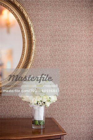 Bouquet in Vase on Table