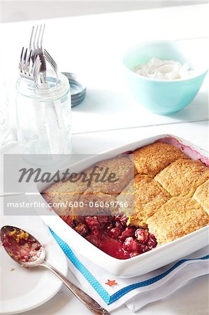 Sour Cherry Cobbler