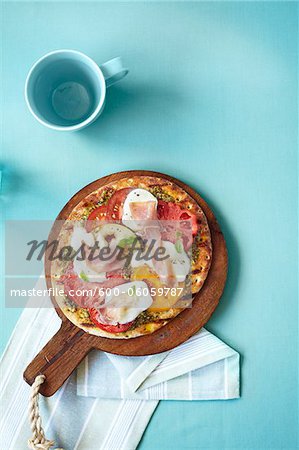 Barbecued Pizza with Prosciutto and Buffalo Mozzarella