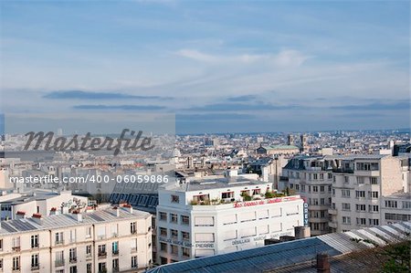 French capital panoramic view