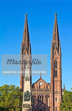 St. Bonifatius in Wiesbaden is the central Catholic parish and church in the federal capital of Hesse, Germany