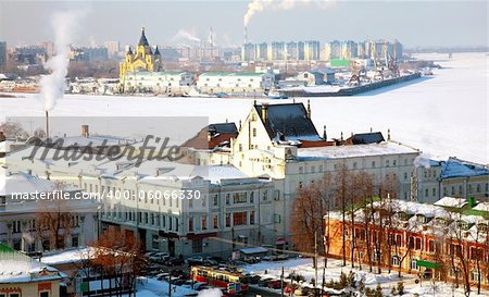 February view oldest part Nizhny Novgorod Russia