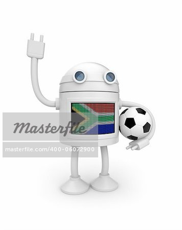 Illustration for world football championship in South Africa