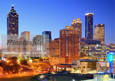 Skyline of downtown Atlanta, Georgia, USA