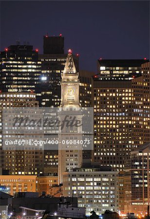 Financial District of Boston, Massachusetts.