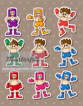 boxer stickers