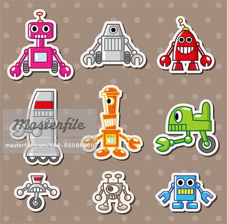 robot stickers