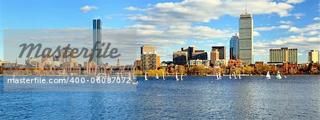 Skyline of Back Bay Boston, Massachusetts