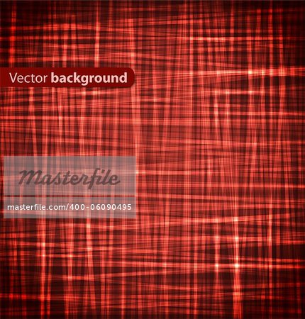 Red abstract background with lines. Vector illustration eps10