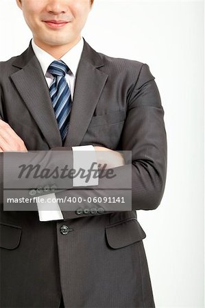 smiling business man with suit