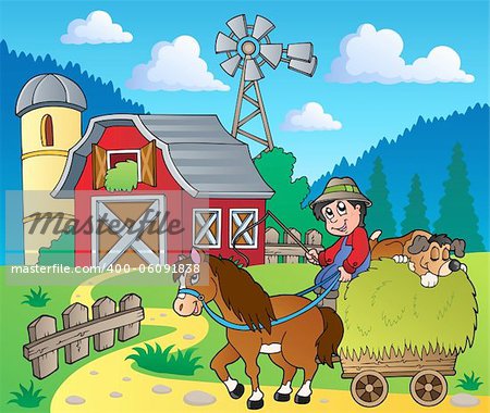 Farm theme image 6 - vector illustration.