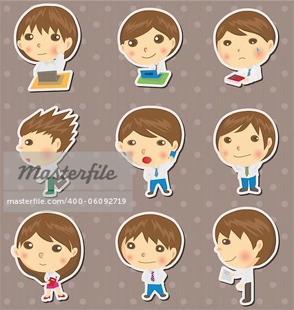 office people stickers