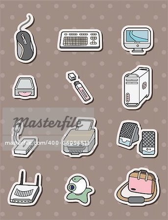 computer icon stickers