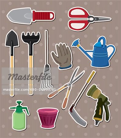 gardening stickers