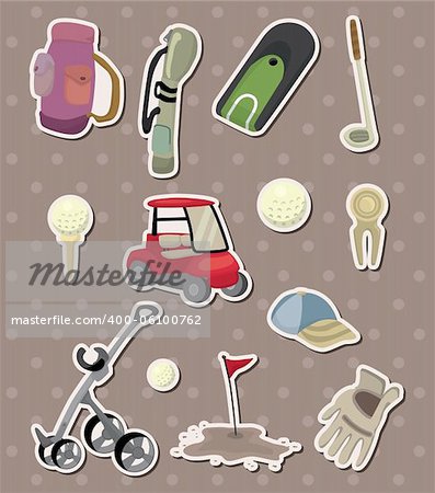 golf stickers