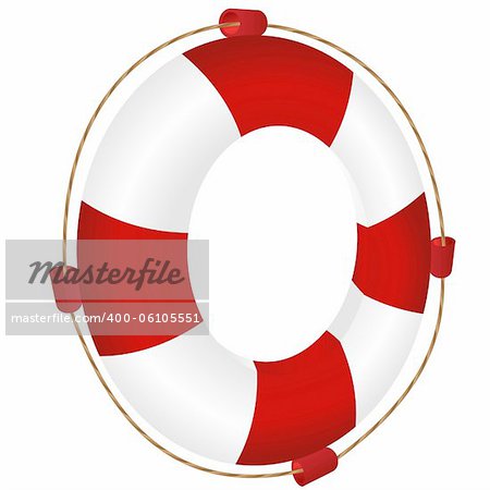 red ring-buoy with rope. Also available as a Vector in Adobe illustrator EPS format, compressed in a zip file. The vector version be scaled to any size without loss of quality.