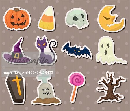 Halloween stickers