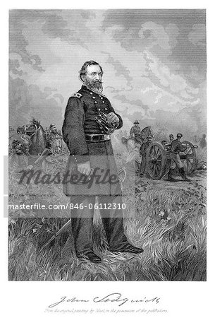 1800s 1860s STANDING PORTRAIT MAJOR GENERAL JOHN SEDGWICK UNION ARMY DIED AT BATTLE SPOTSYLVANIA COURT HOUSE VA MAY 9 1864