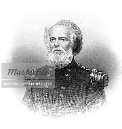 1800s 1860s PORTRAIT JOSEPH K MANSFIELD BRIGADIER GENERAL UNION ARMY WAS KILLED SEPTEMBER 18 1862 BATTLE OF ANTIETAM