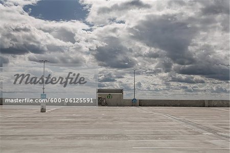 Leeren Sie Parkplatz, Halifax Stanfield International Airport, Halifax, Nova Scotia, Kanada